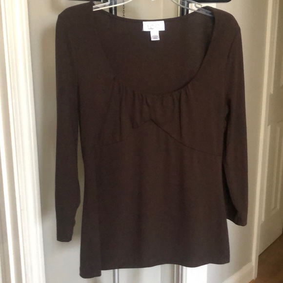 🔥LOFT Scoop Neck Pullover Top (G-10) - Picture 2 of 6